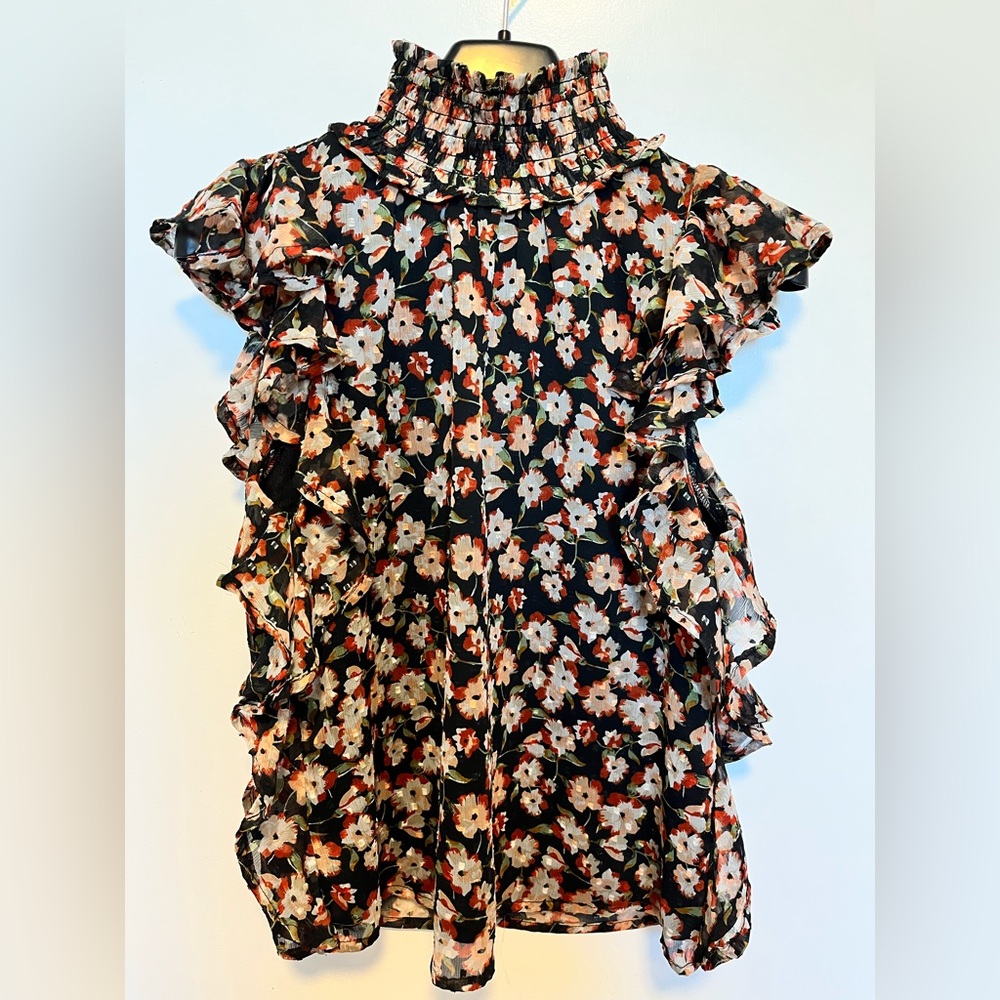 Boutique Halter Turtleneck Blouse